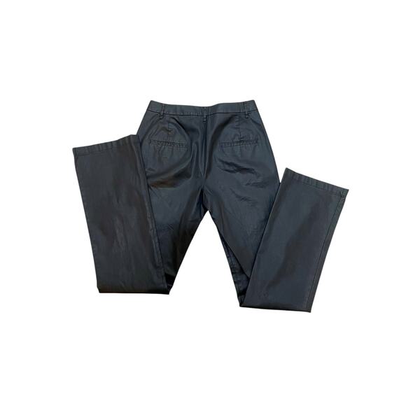 Strenesse Runway 2006 Waxed Cotton Twill Pants Brown Size 8 - Picture 10 of 12